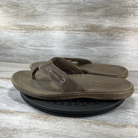 Sperry Top-Sider Men's Baitfish Thong Sandals Size 12 - Picture 1 of 8